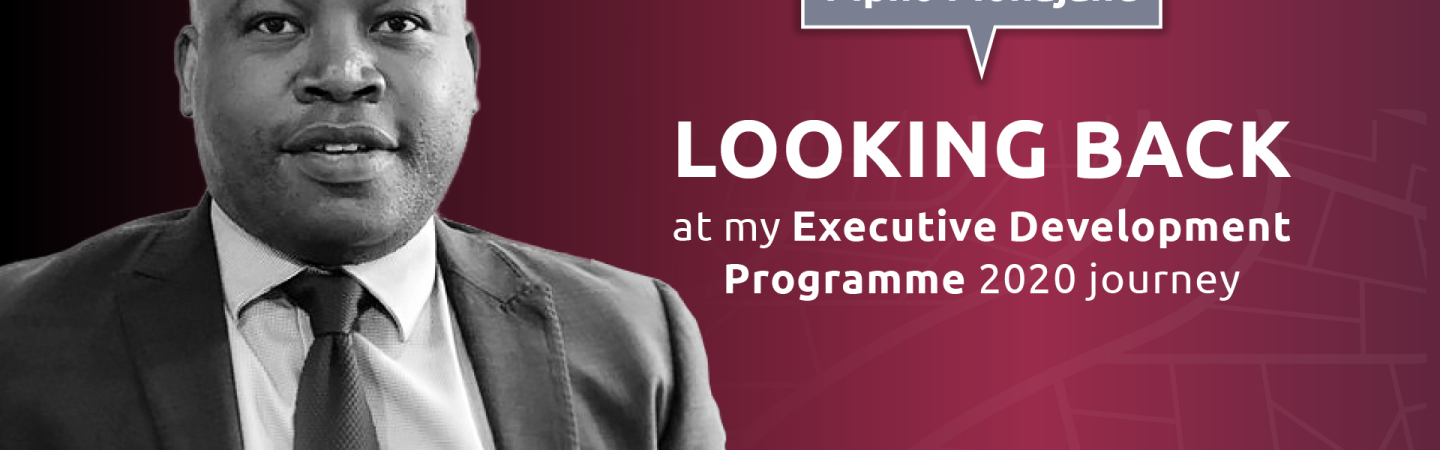 Executive Development Programme (EDP) Feature: Mpho Mohajane