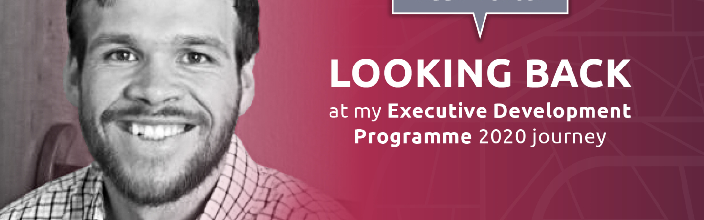 Executive Development Programme (EDP) Feature: Ruan Venter